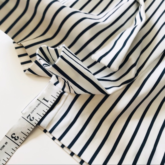 ZARA Striped Paperbag Shorts - Picture 8 of 9